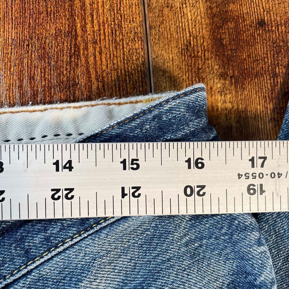 Polo Ralph Lauren Men's 32x29 Straight Leg Mid Rise Jeans Distress See Pictures - Picture 4 of 5